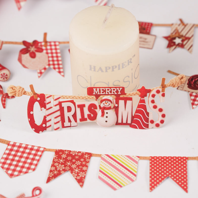 Christmas Bunting Stickers