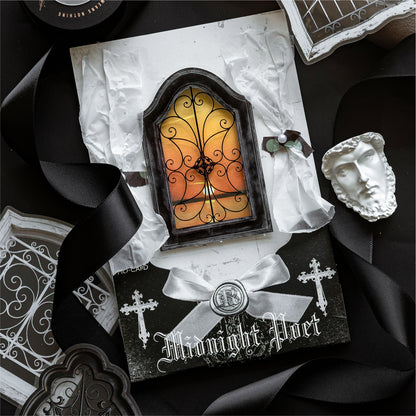 Iron Floral Window Stickers
