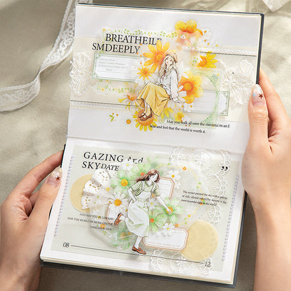 Floral Vellum Frame Stickers