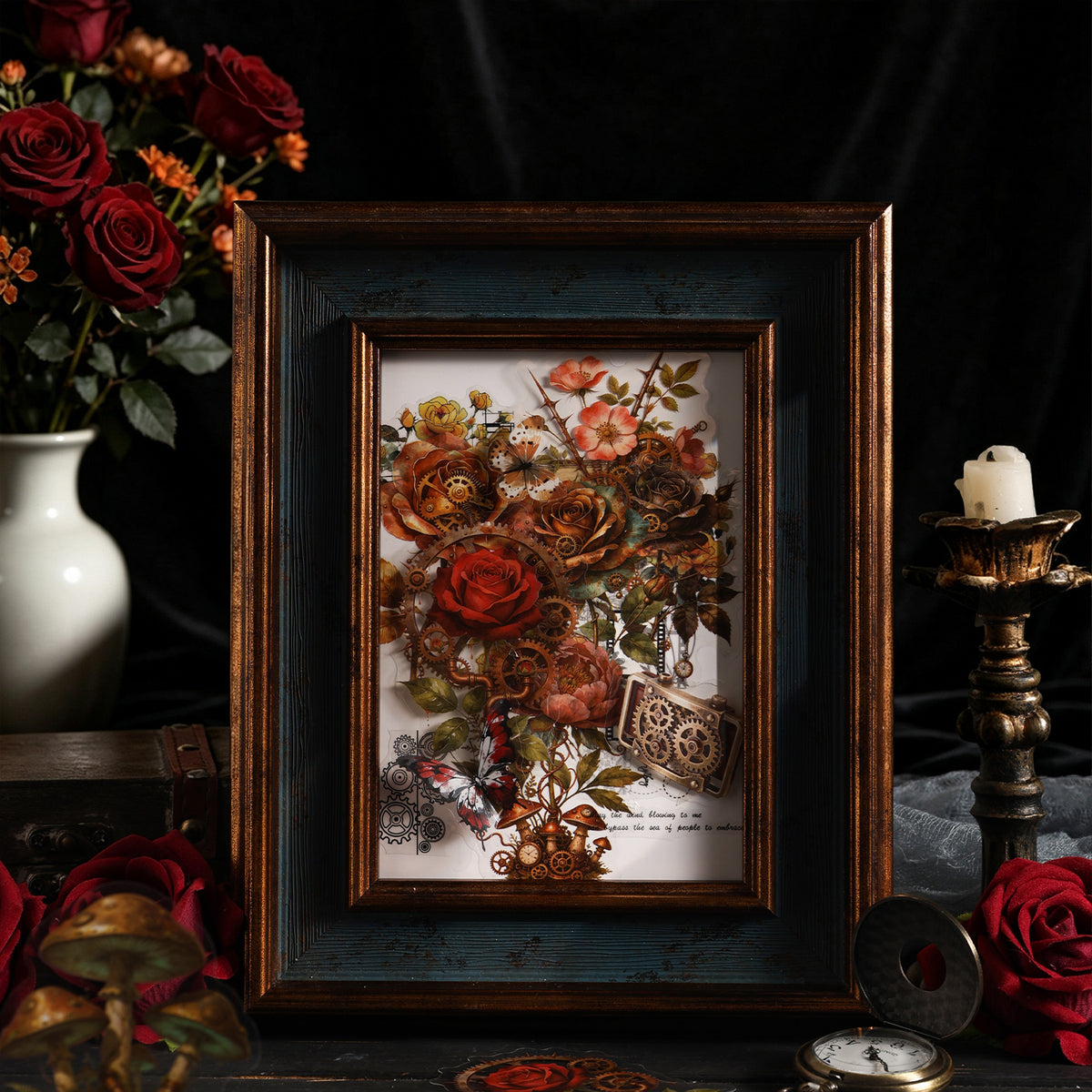 Vintage Floral Stickers