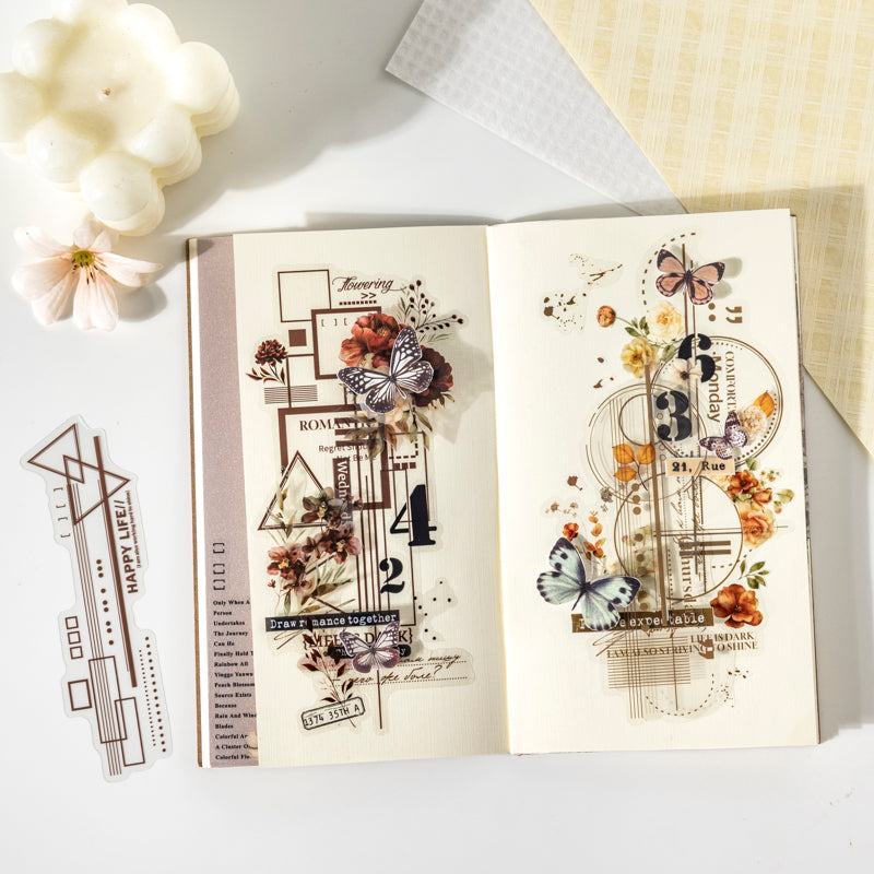 Geometric Interlace Stickers