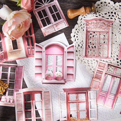 Floral Window Dream Weave Stickers