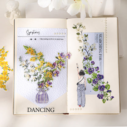 Floral Porcelain Elegance Stickers