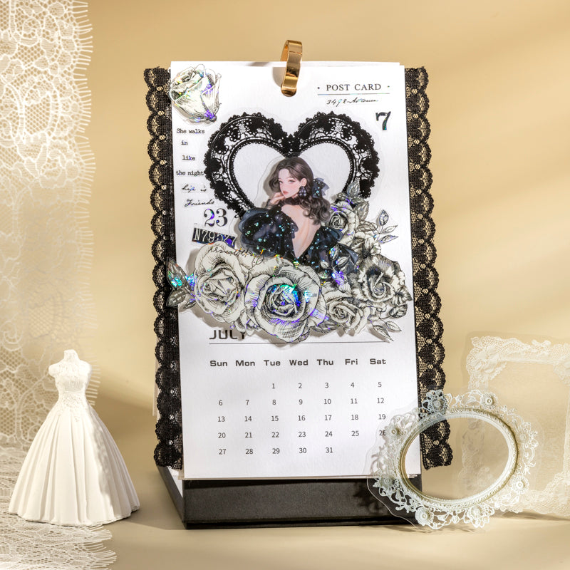 Elegant Lace Stickers