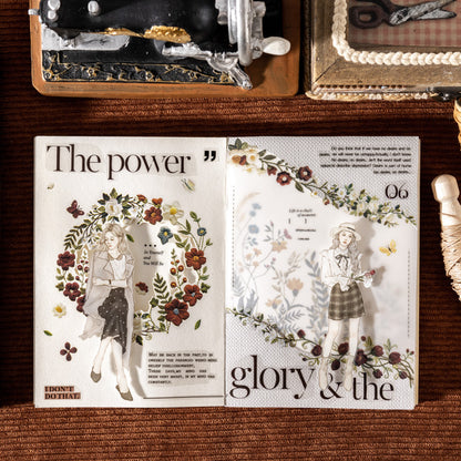 Vine Embroidery Rub-on Stickers