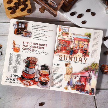 Her Coffee Memories Stickers