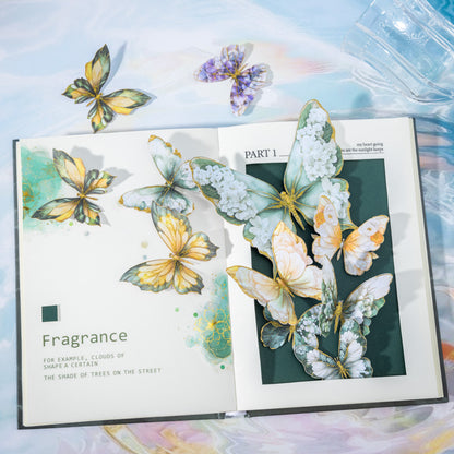 Butterflies in Water Stickers