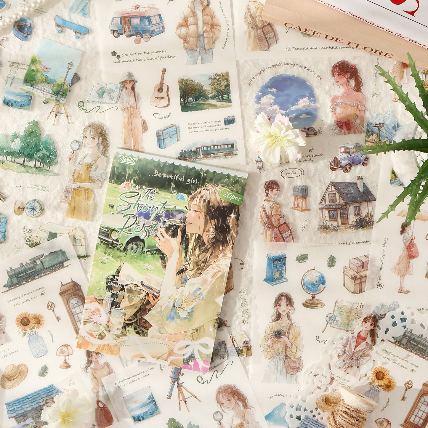 Eternal Secret Words Sticker Book