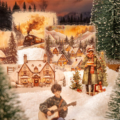 Snow Realm Poetry Sticker