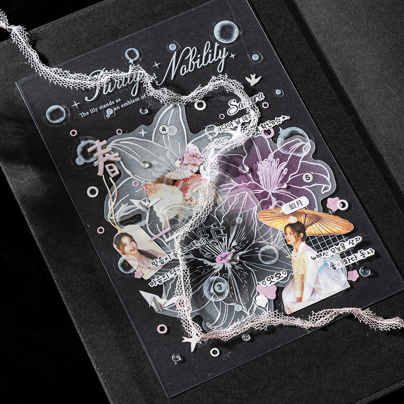 Glazed Lily vellum Stickers