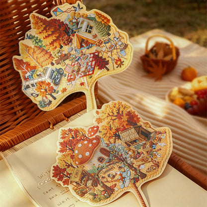 Embroidered Autumn Stickers