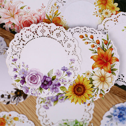 Lace Floral Stickers