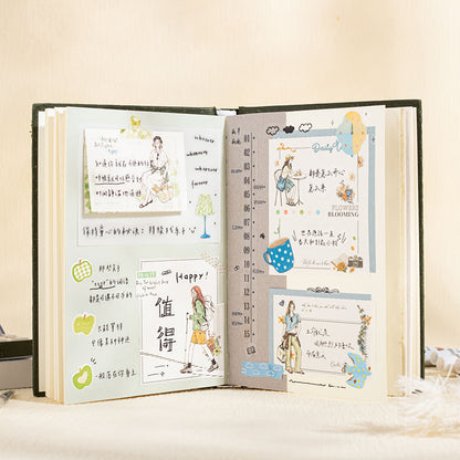 Girl Chasing Light Memo Pad