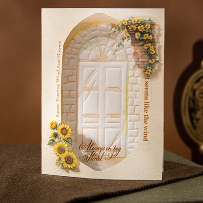 Misty White Blossoms Papers