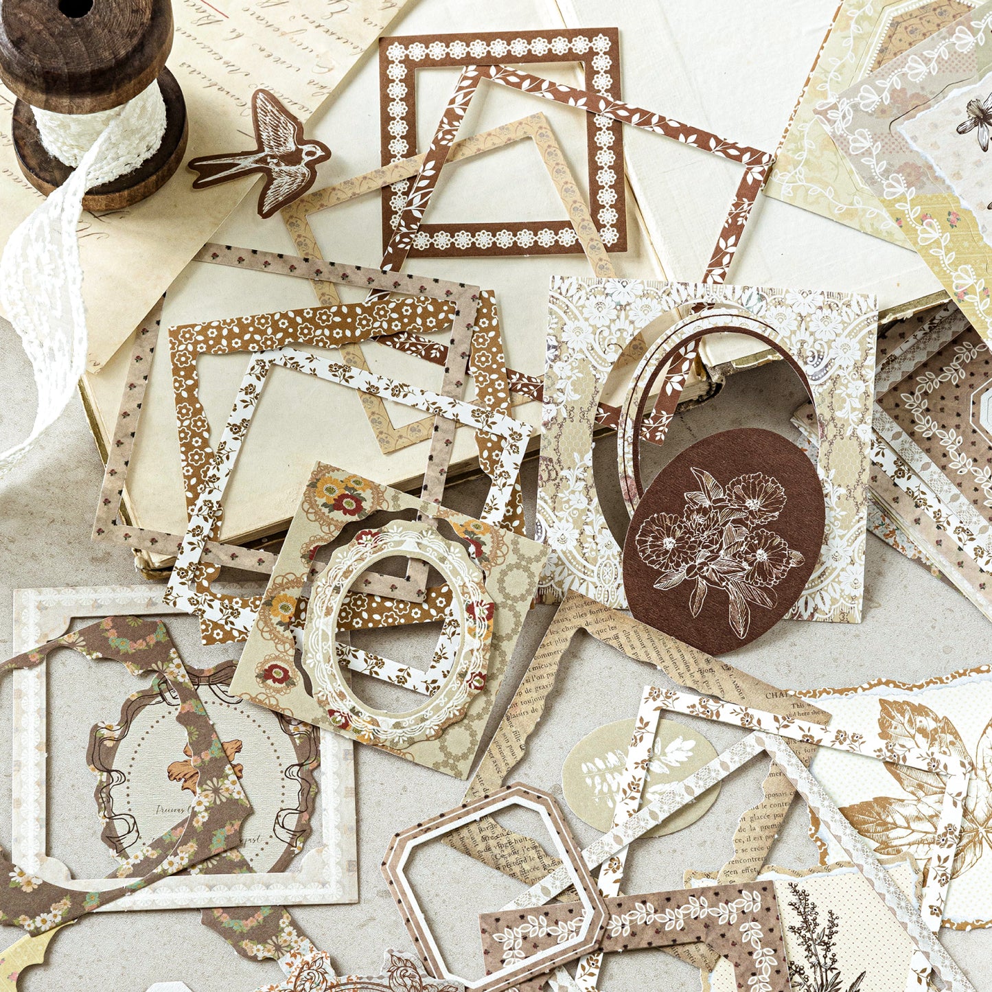 Floral Leaf Candy Stickers