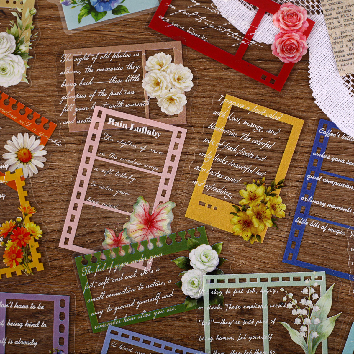 Floral Mail Stickers