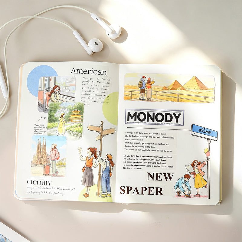 The Meaning of Travel Sticker Book