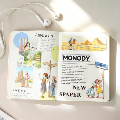 The Meaning of Travel Sticker Book