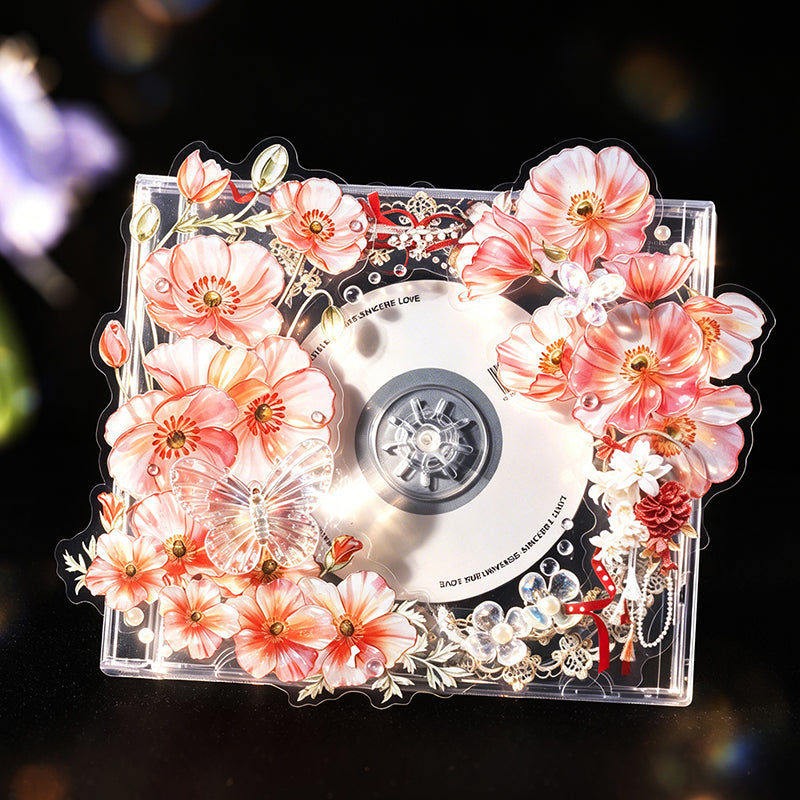 Iridescent Floral Stickers