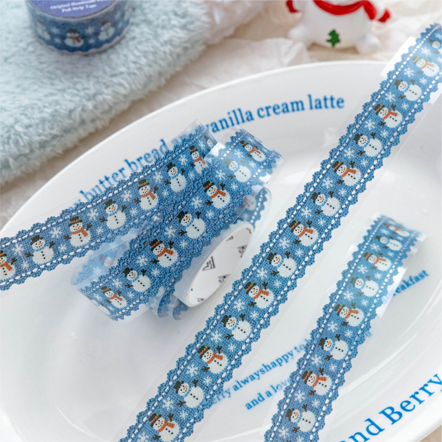 Christmas Crochet Tape Roll