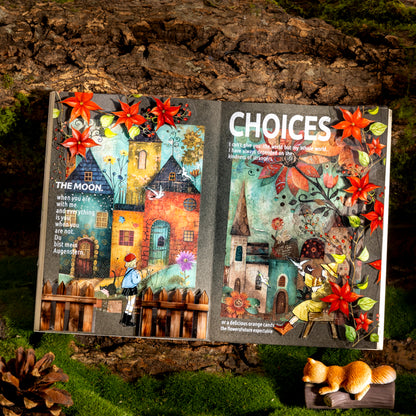 Whimsical Haunted Cottage sticker book