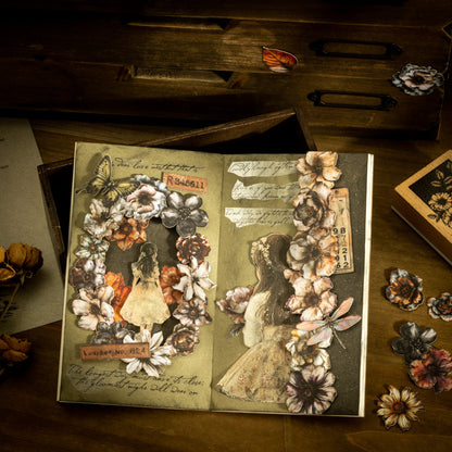 Kingdom of Flowers Hard Card Stickers 100pcs