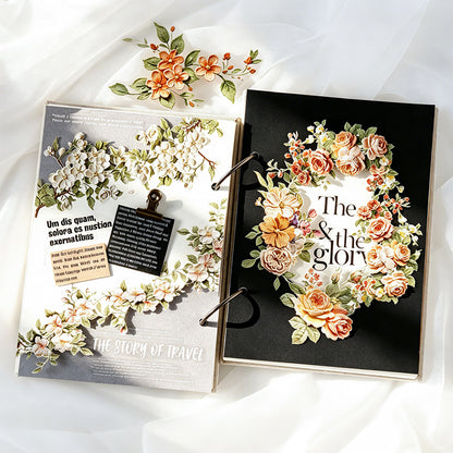 Texture Flower Collection Stickers