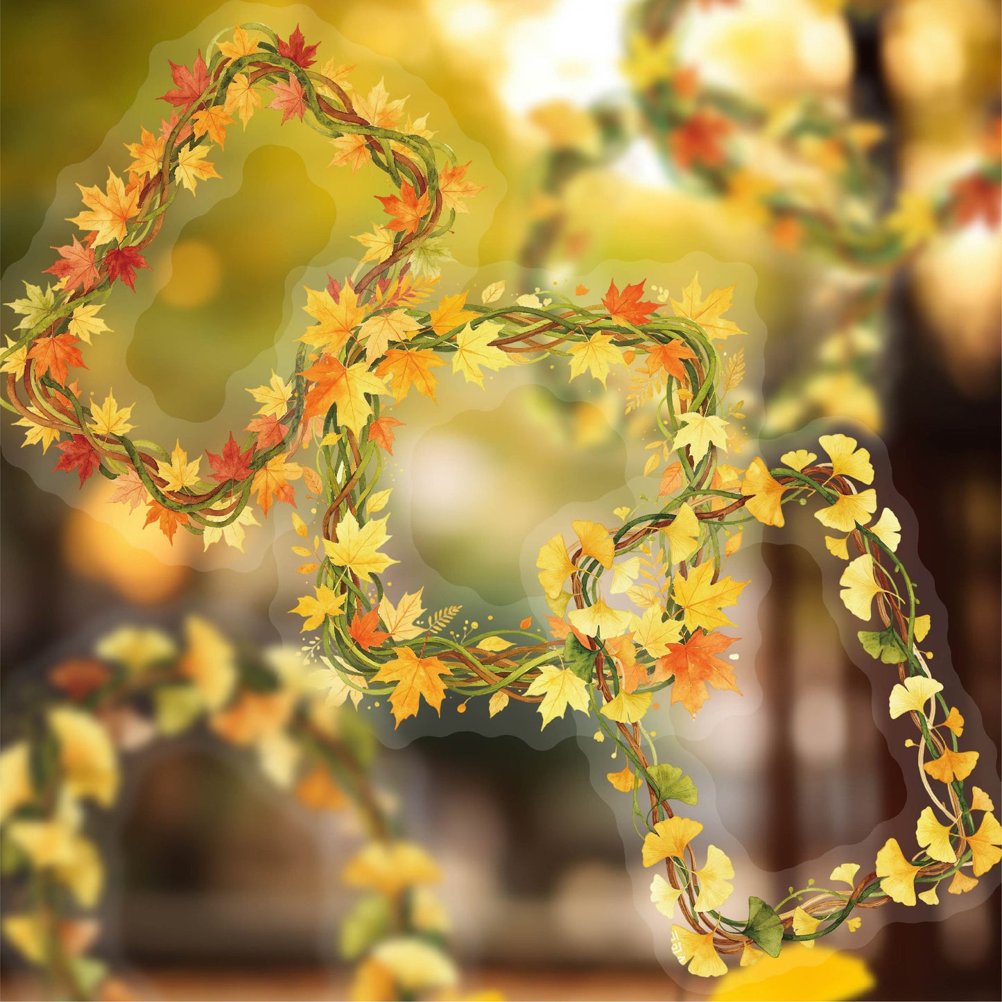 Vine Border Stickers