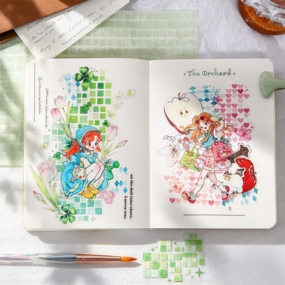 Watercolor Mosaic Stickers