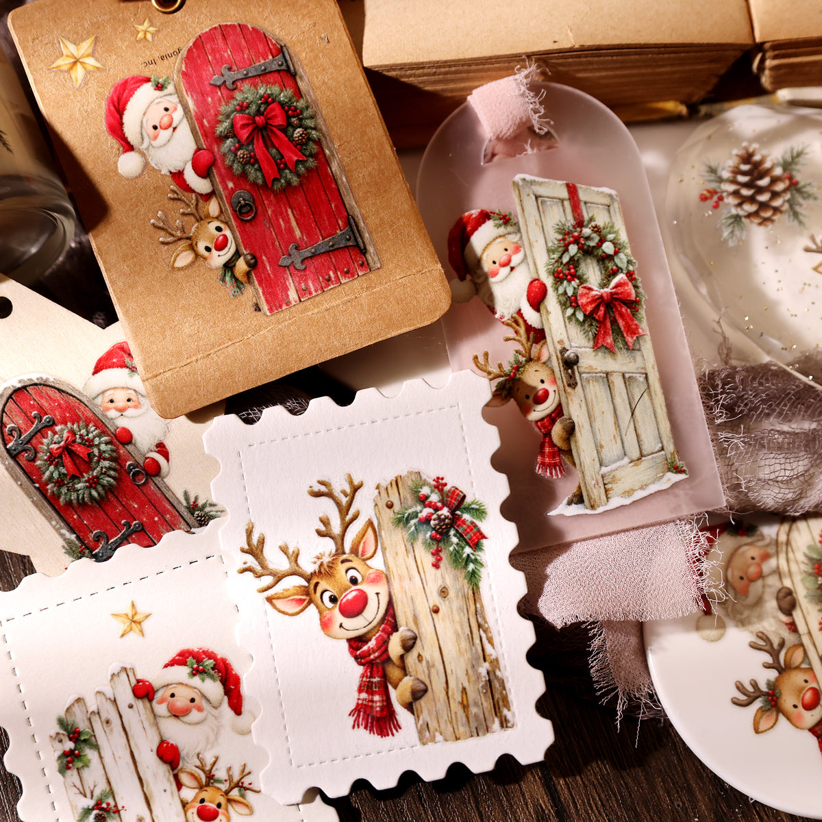 Christmas Santa Claus Transfer Stickers