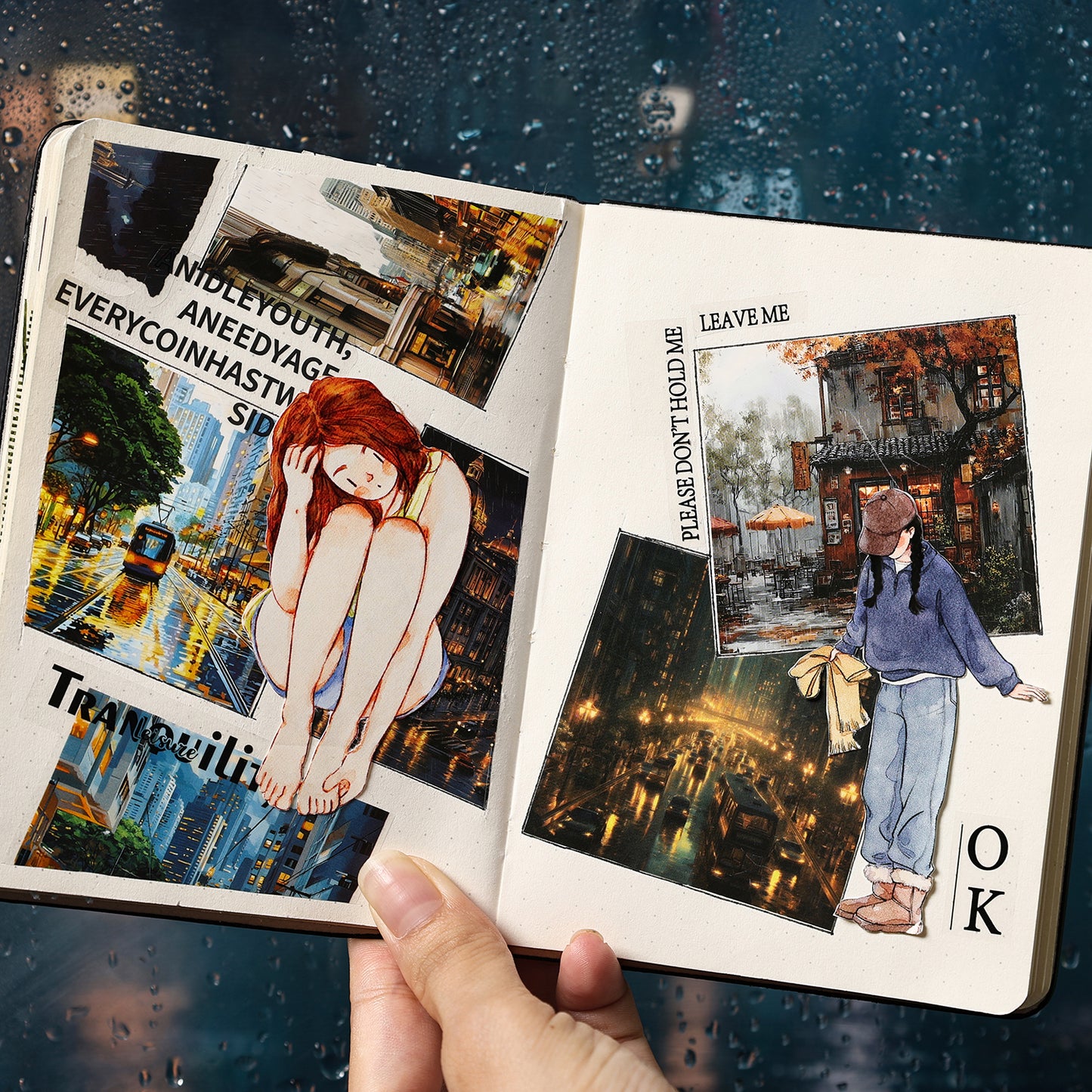 Misty Rainy Season Stickers