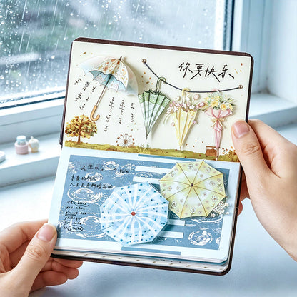 Colorful Umbrella sticker