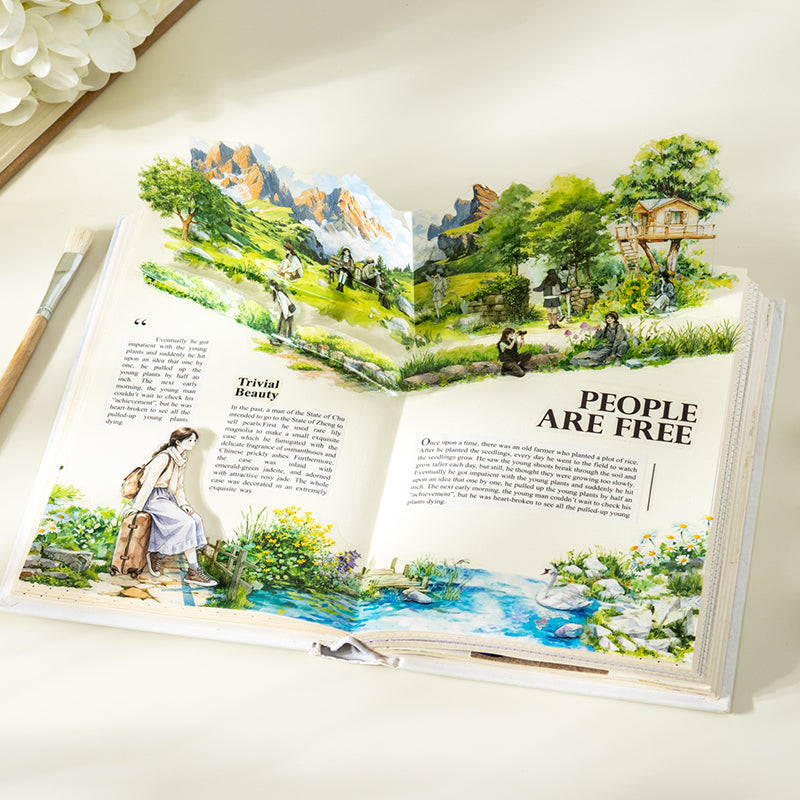 Wind in Wild Hills Sticker Book