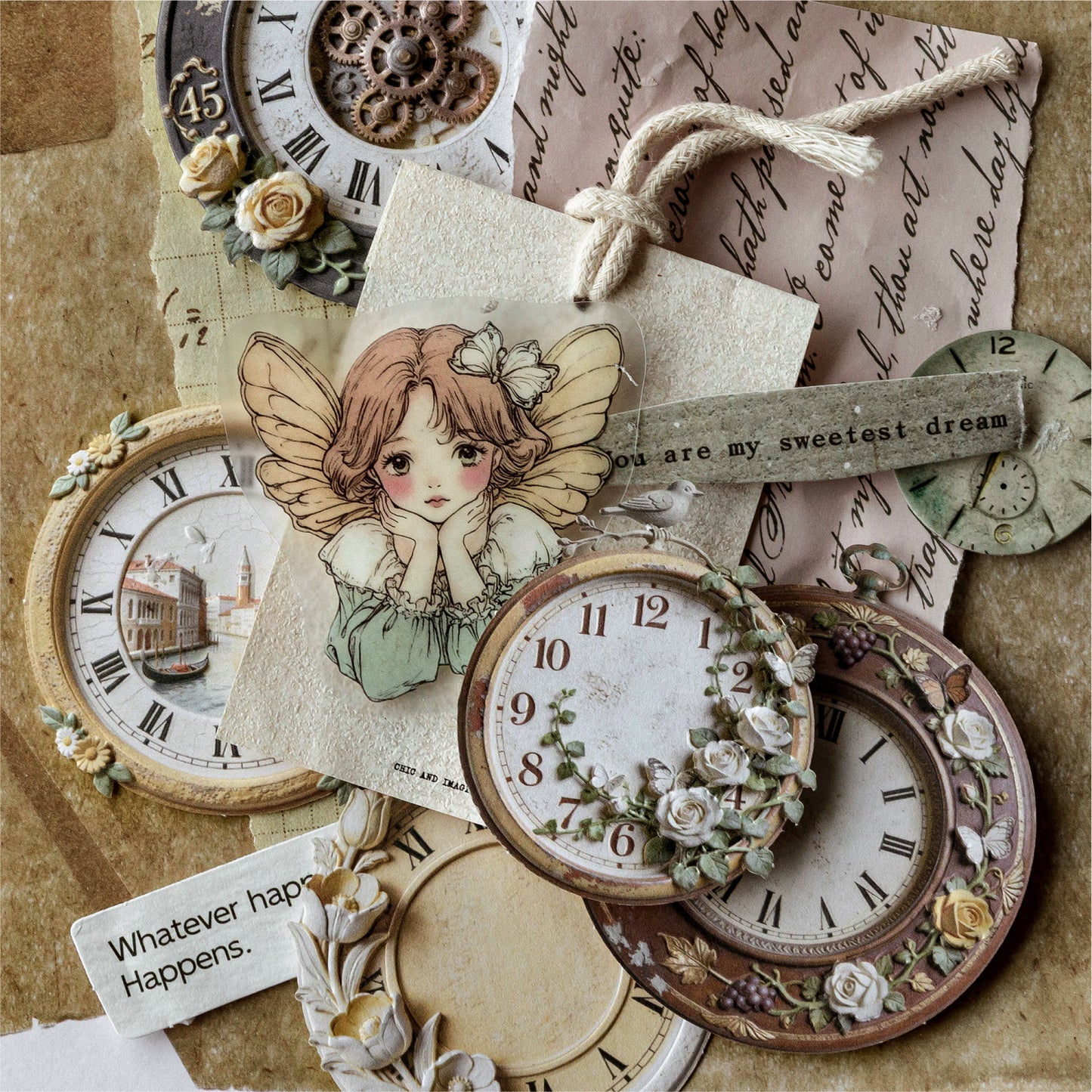 Garden Clock Stickers