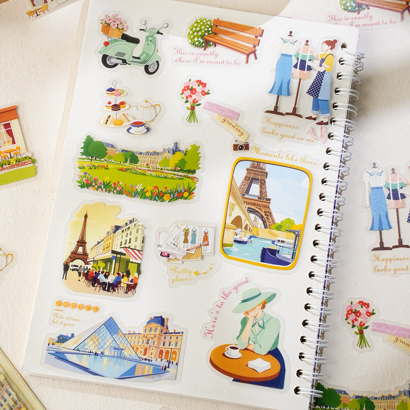 Travel Through Time Stickers