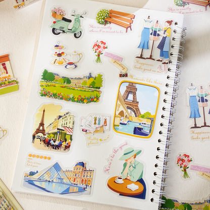 Travel Through Time Stickers