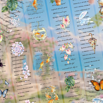 Butterfly English Ephemera Tape
