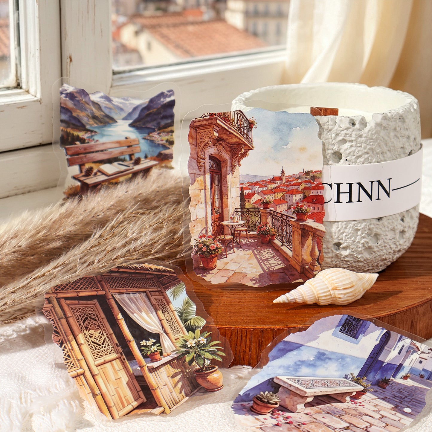 Little Town Wanderings Stickers