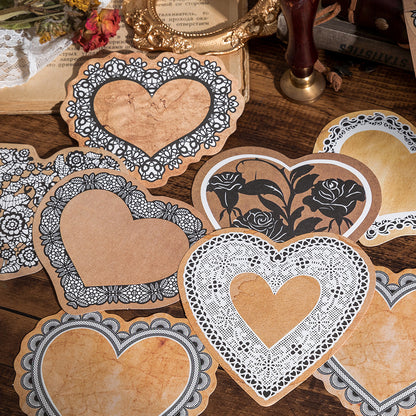 Vintage Yellowed Lace Paper