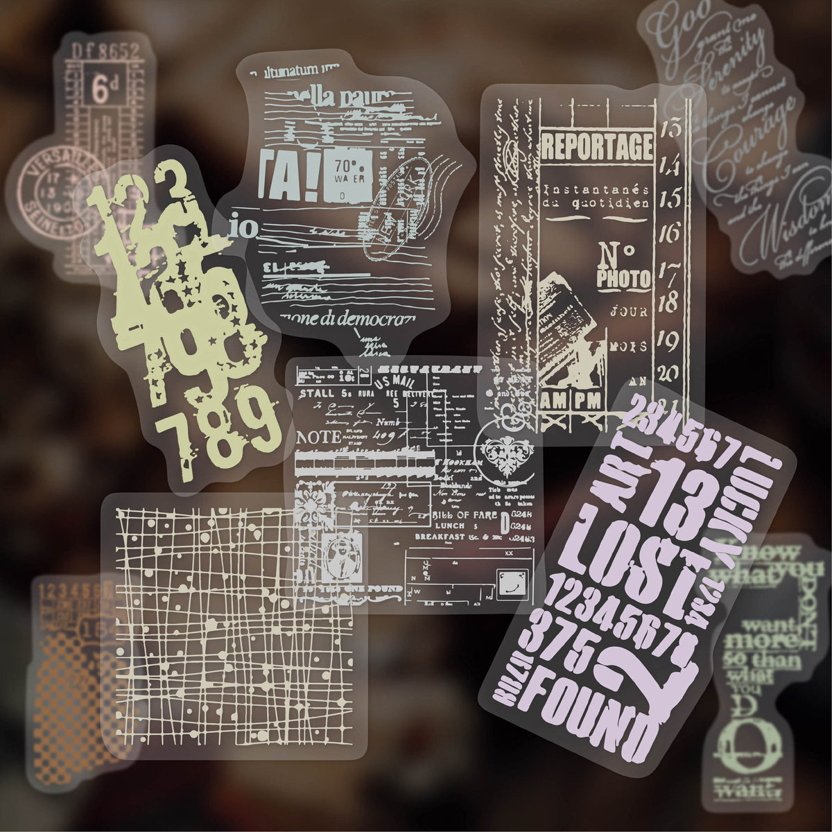 Vintage Imprint Collection Stickers