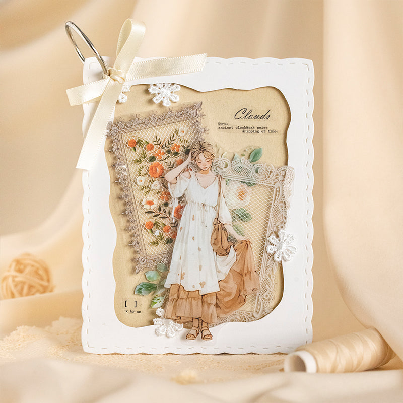 Glayed Tulle Lace Stickers