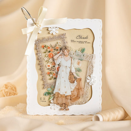 Glayed Tulle Lace Stickers