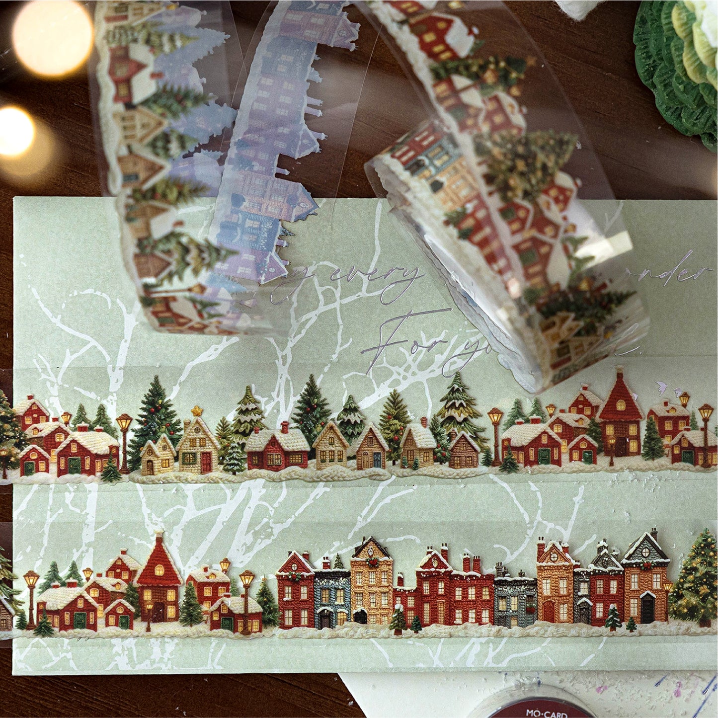Christmas Crochet Tape Roll