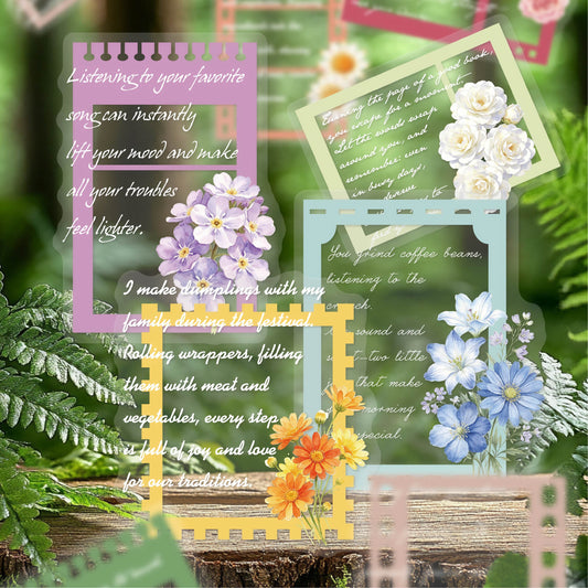 Floral Mail Stickers