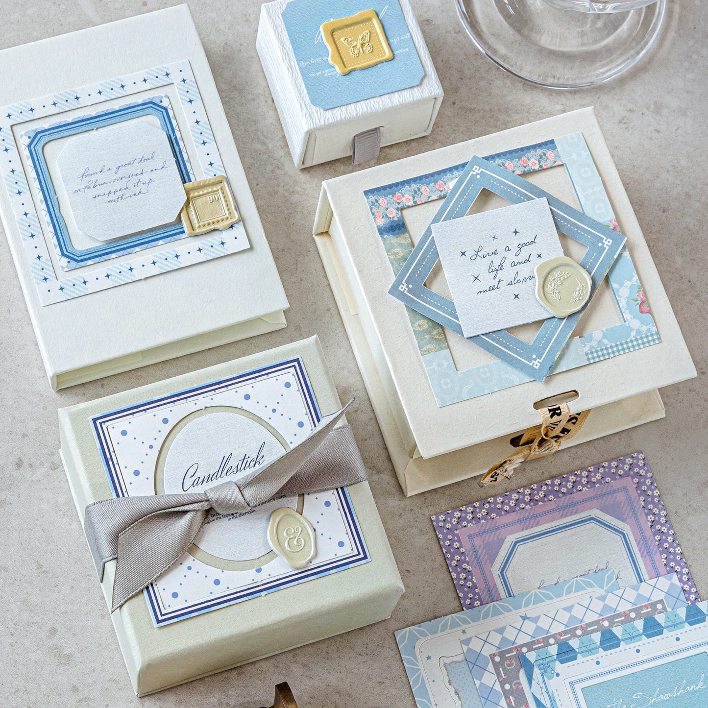 Floral Leaf Candy Stickers