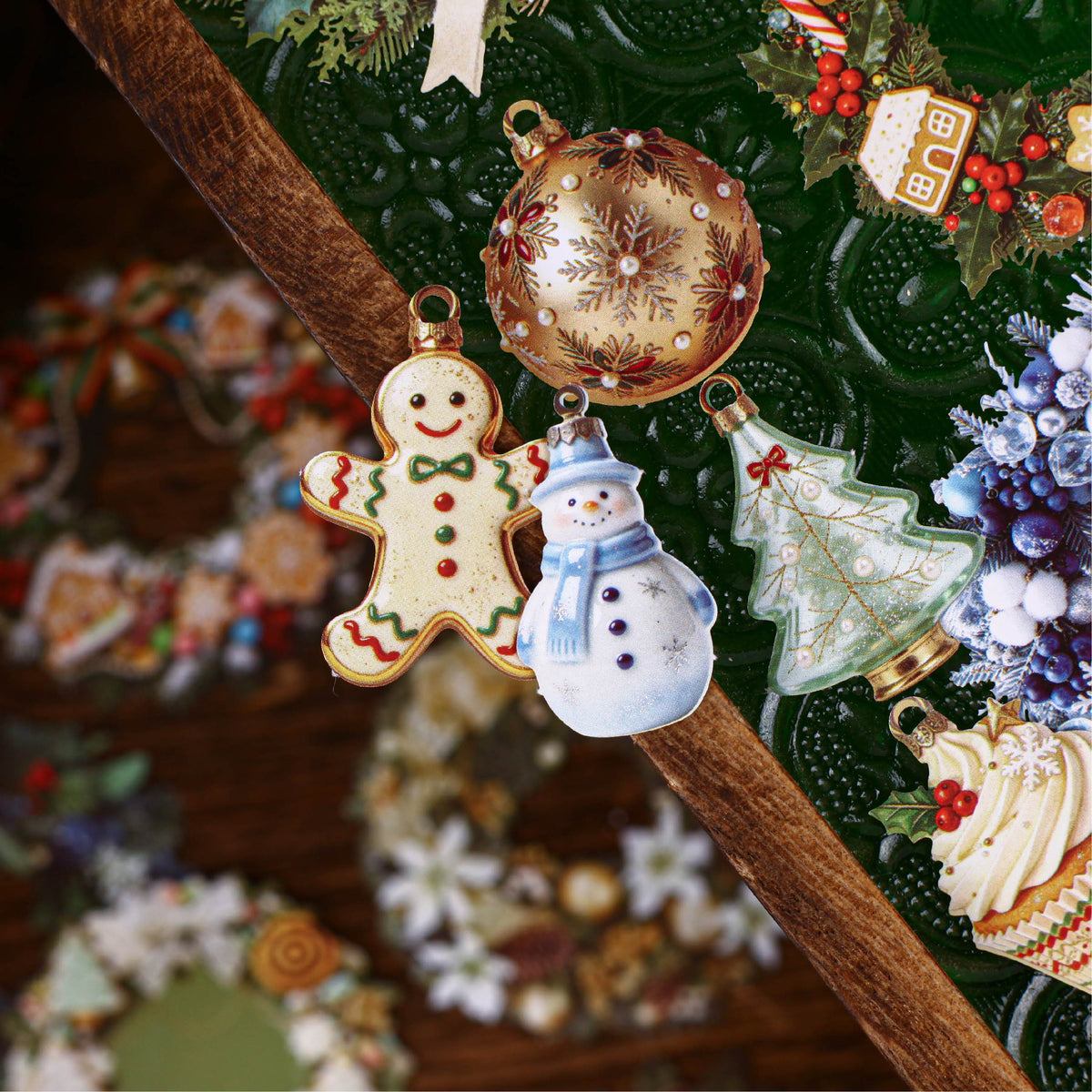 Christmas Wreath Stickers