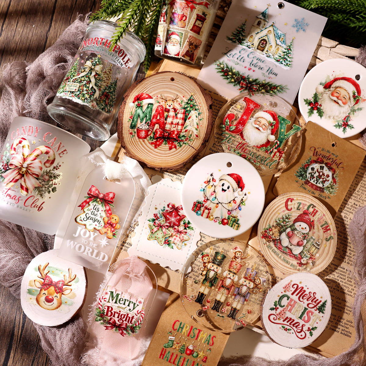 Christmas Prelude Transfer Stickers