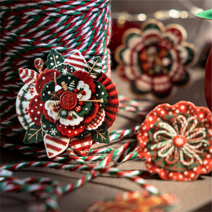 Christmas Floral Notes Stickers