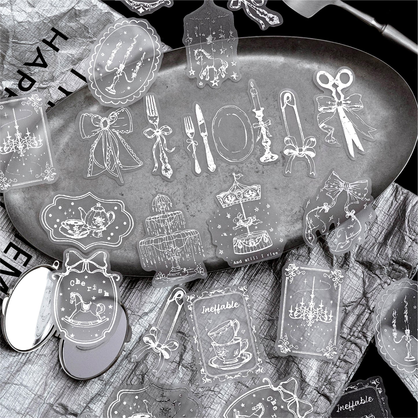 Silver Casket Secret Pact Stickers