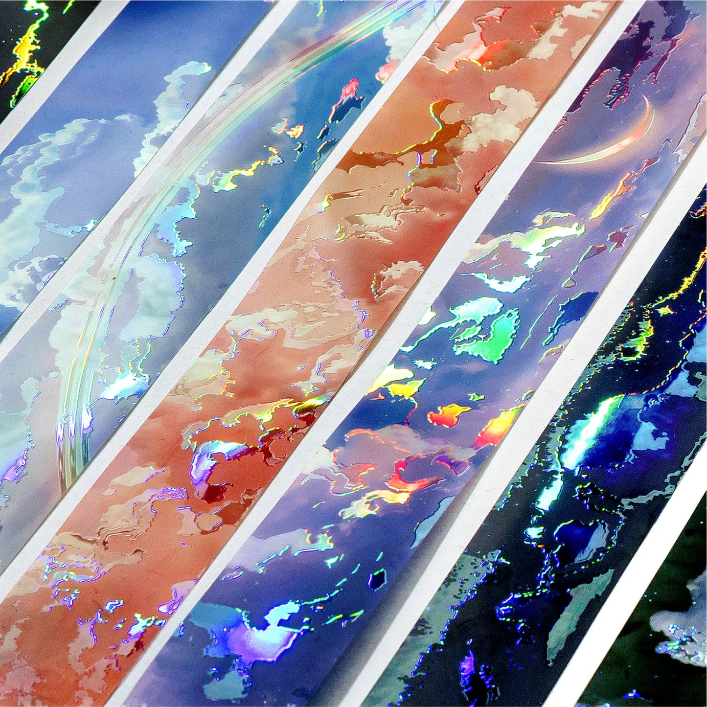 Heart of Colorful Clouds Tape